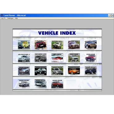 NEW & Latest Land Rover Microcat Electronic Parts Selling System 2013.07